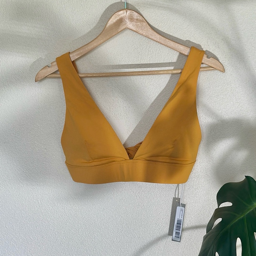 Everlane Bikini Top M & Bottom L | Mustard Yellow